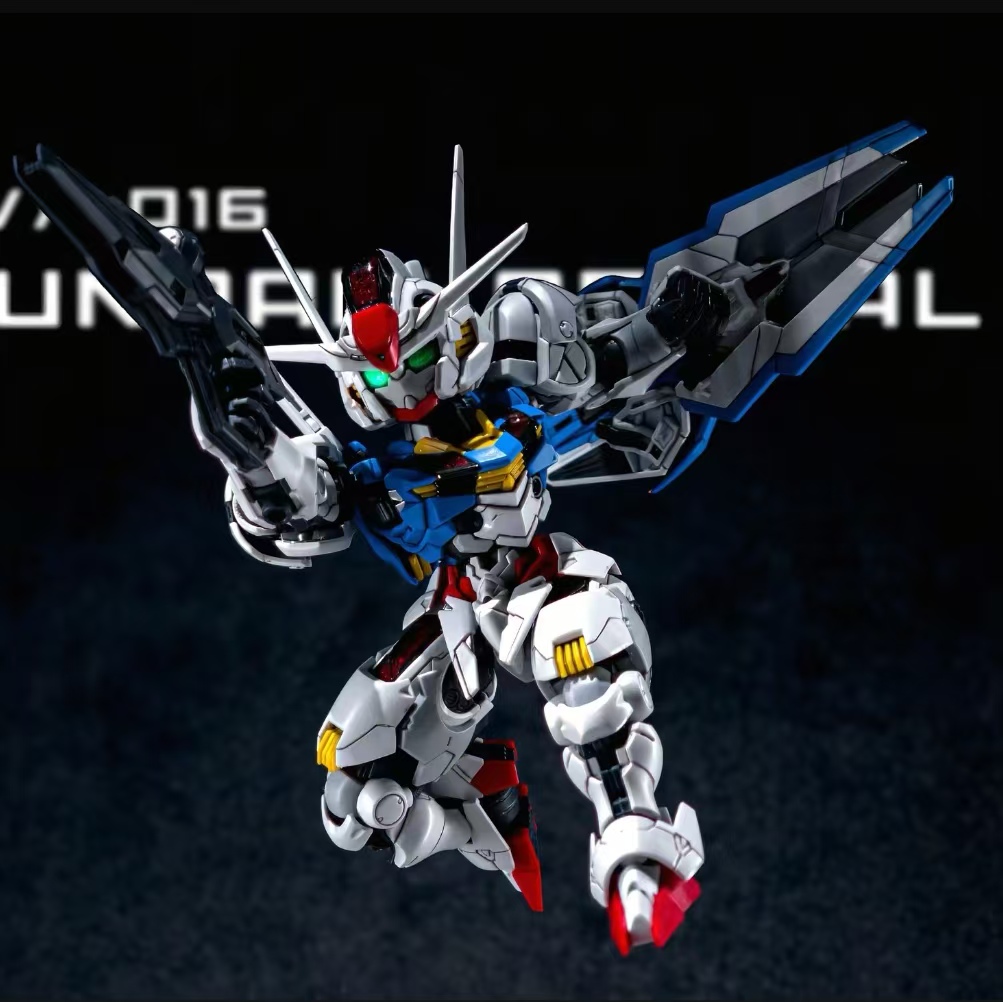 Model Kit Third Party - Q-versie Multi-articulerende assemblagemodelkit Voorgekleurd 3D-figuur Handgebouwd