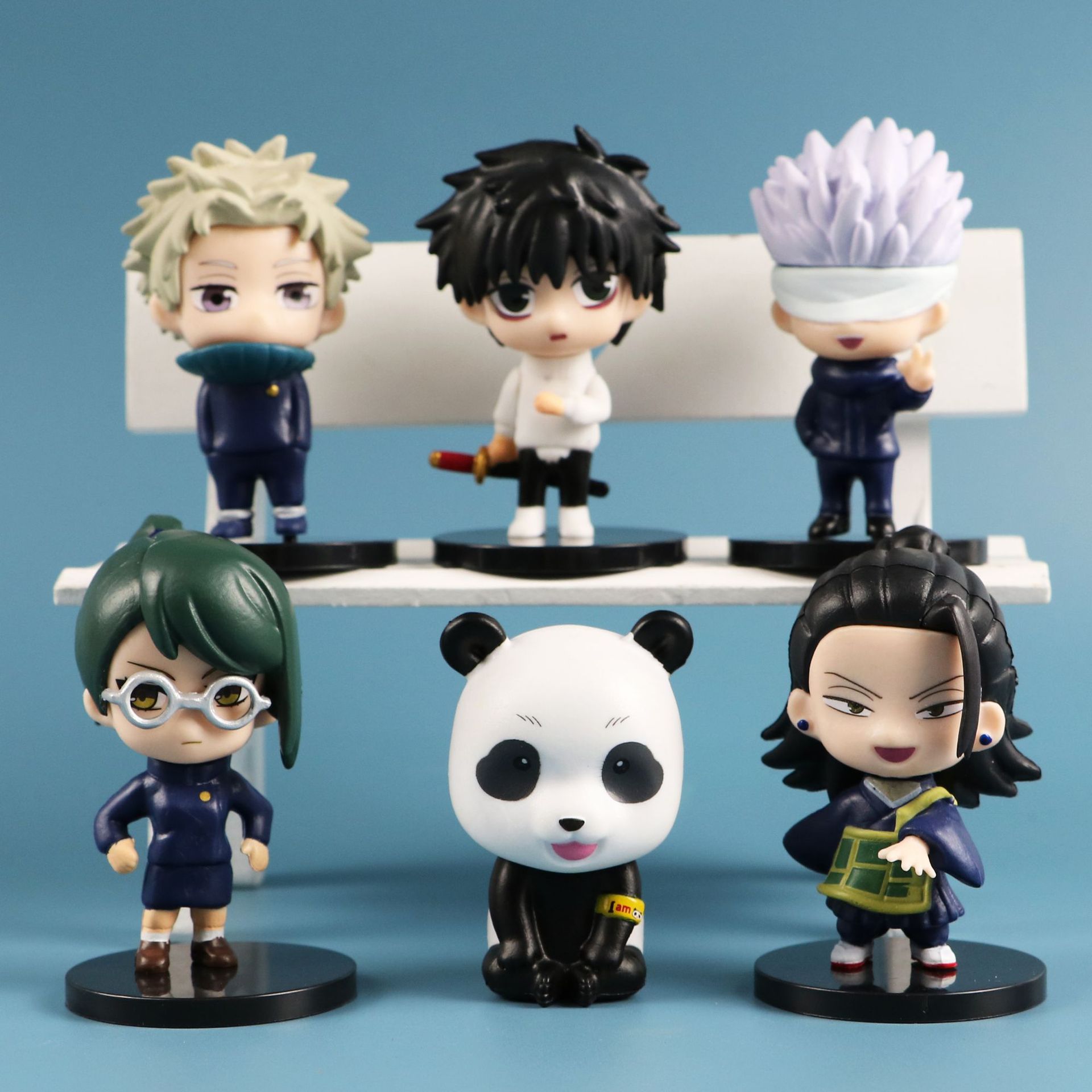 Model Kit Jujutsu Kaisen - 6 Stks/set Cartoon Jujutsu Kaisen Gojo