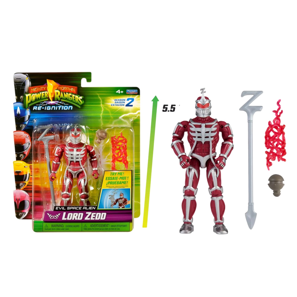 Model Kit Power Rangers - 2026 Nieuwe Playmates Lord Zedd Actiefiguur