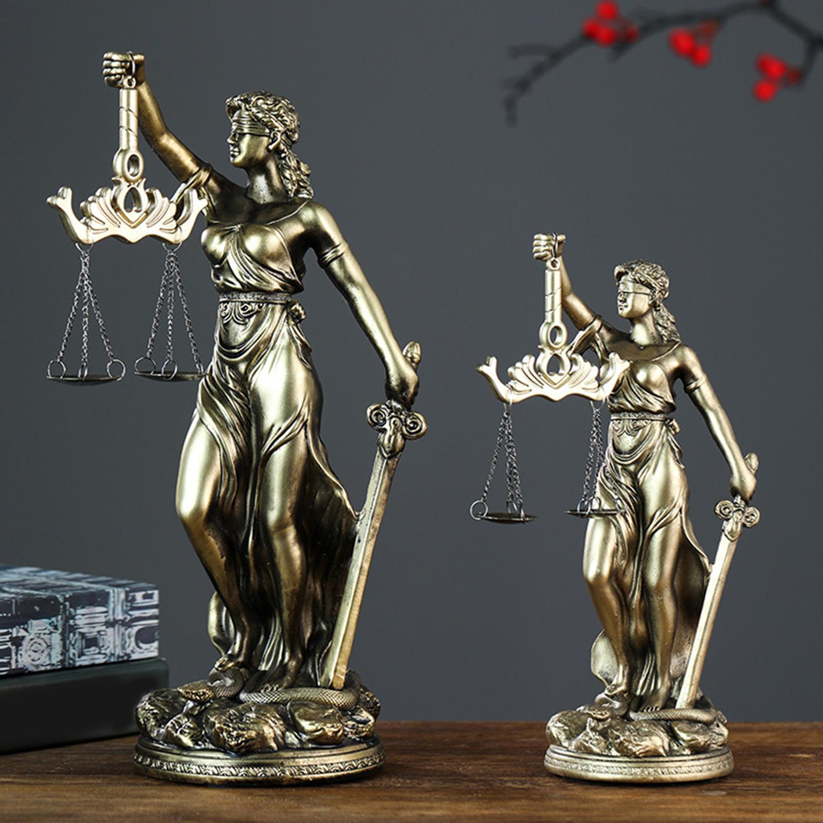 Model Kit Judge - Lady Justice Standbeeld Beeldje Schaal van