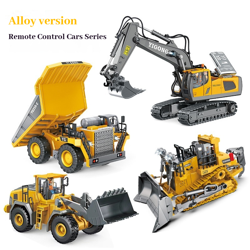 Model Kit Excavator - YIGONG Alloy Afstandsbediening Bouwvoertuig 2.4G Draadloze