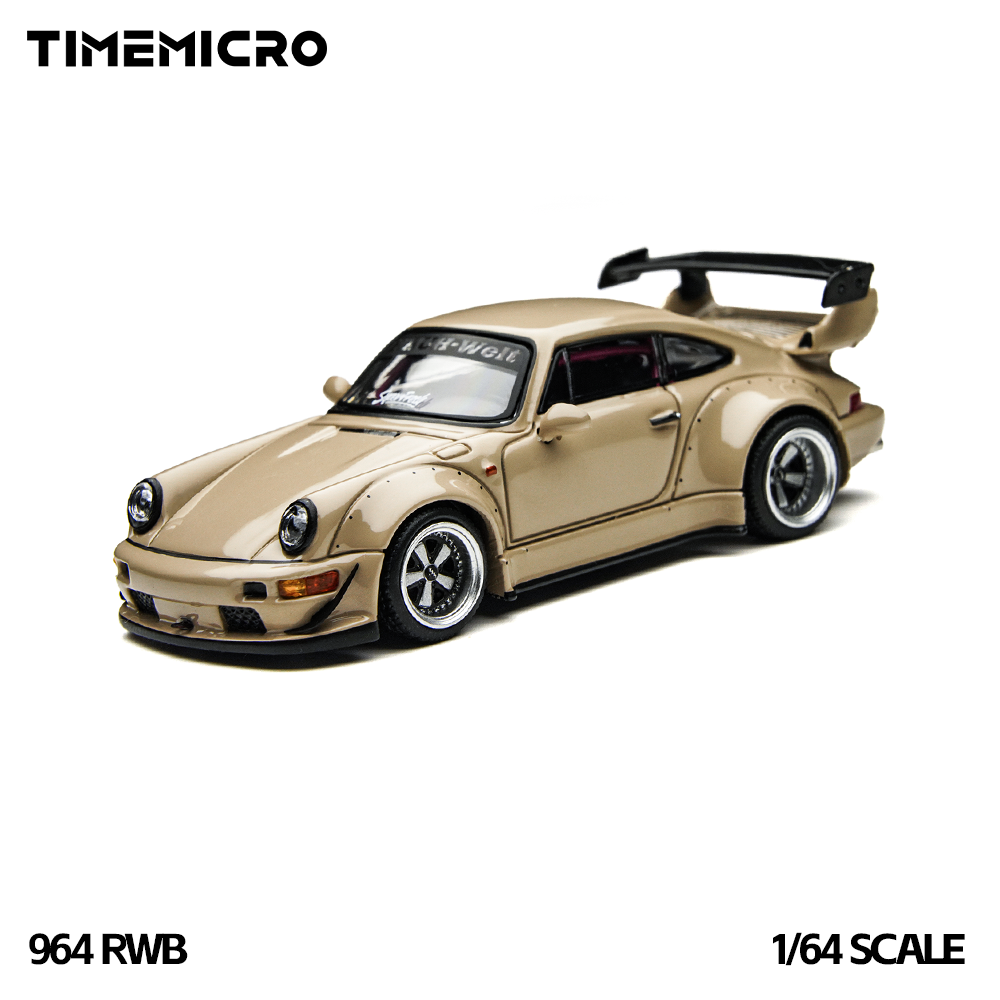 Model Kit Game - TimeMicro1:64 RWB 964 Beige Cadeauset Die-cast