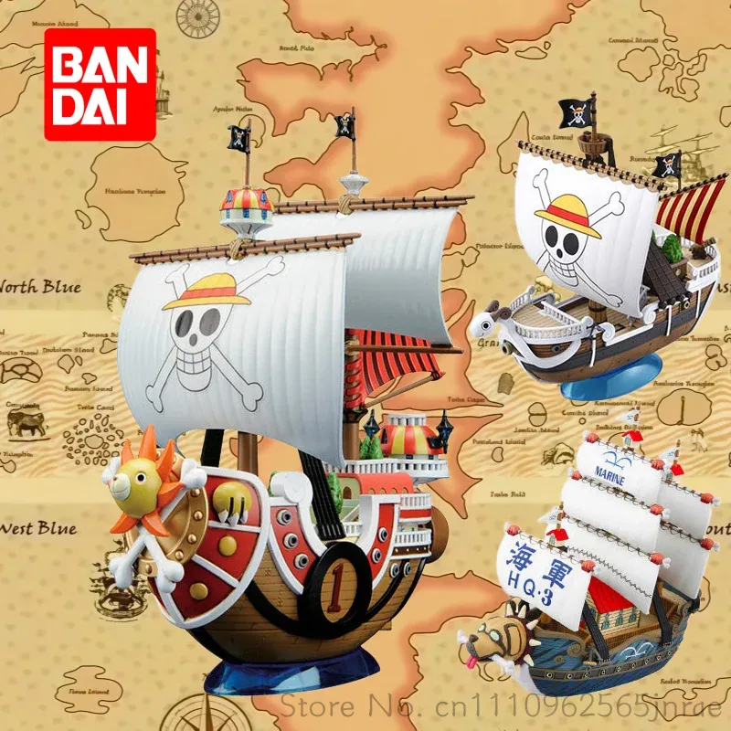 Model Kit One Piece Going Merry - Bandai One Piece geassembleerd piratenschipmodelkit Thousand