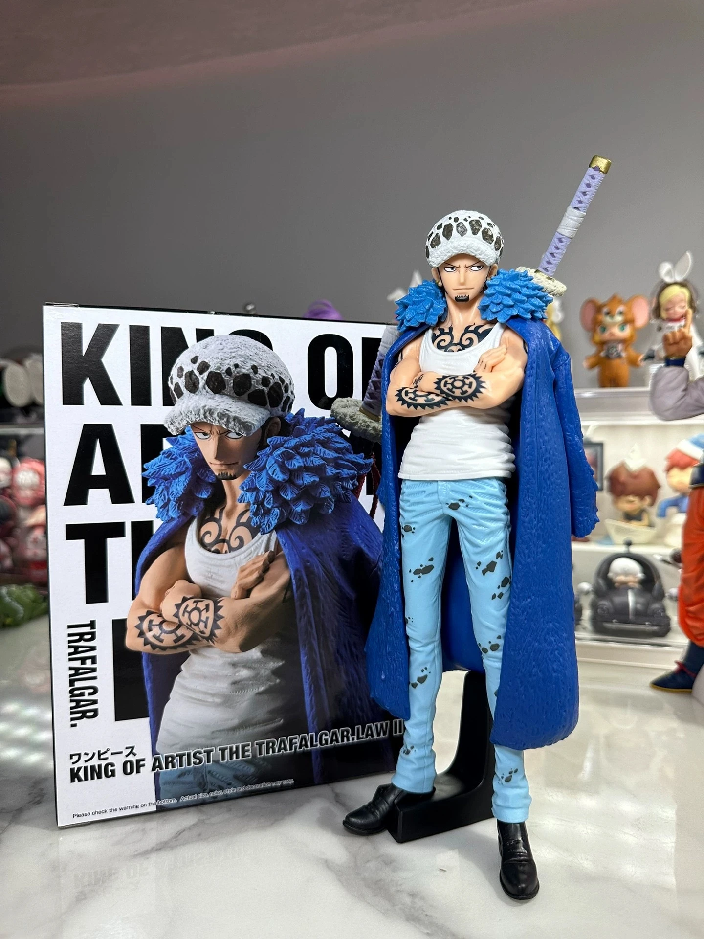 Model Kit Judge - Anime One Piece Luffy Law Figuur