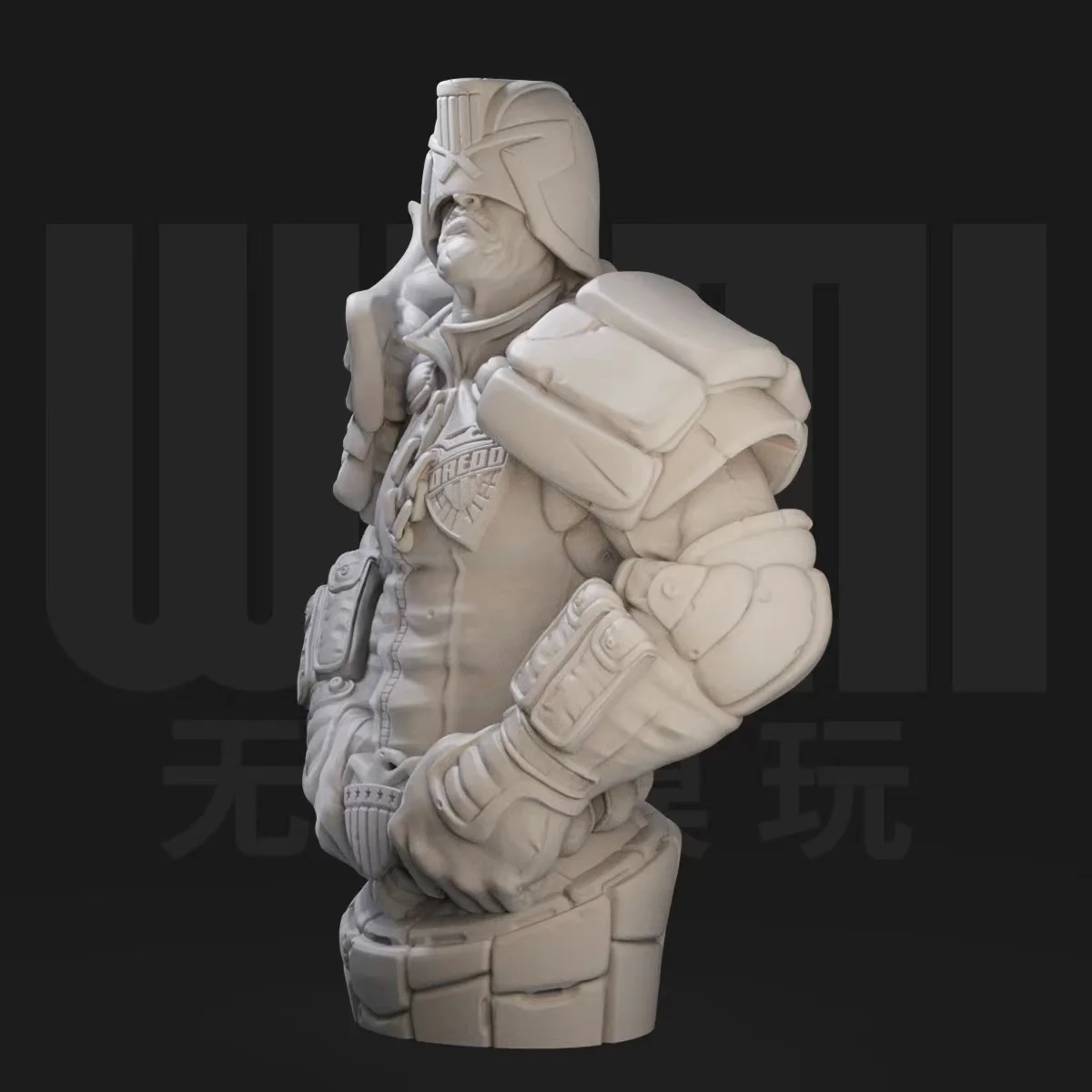 Model Kit Judge - 1/10 100Mm Hoge Hars Figuur Model