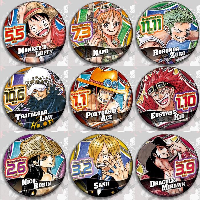 Model Kit Luffy - Een Stuk Anime Badge Pin Set