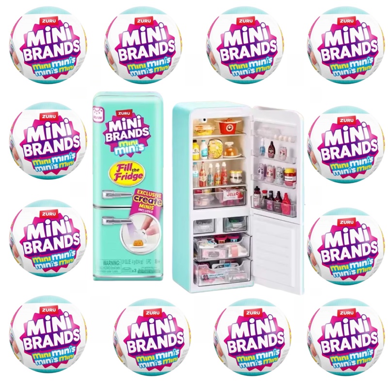 Nieuwe ZURU Mini Brands Koelka - Model Kit Brand recensie en prijs