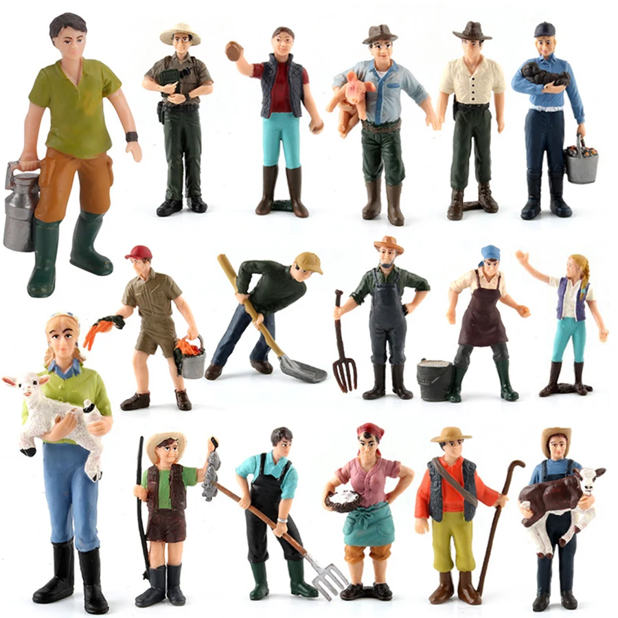 Blauwe kraag vrouwelijke boer  - Model Kit Judge recensie en prijs