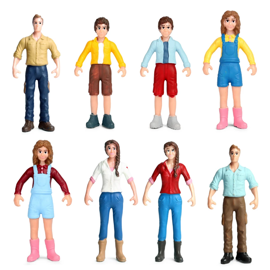 Blauwe kraag vrouwelijke boer  - Model Kit Judge recensie en prijs