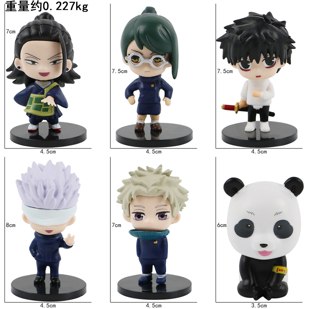 6 Stks/set Cartoon Jujutsu Kai - Model Kit Jujutsu Kaisen recensie en prijs