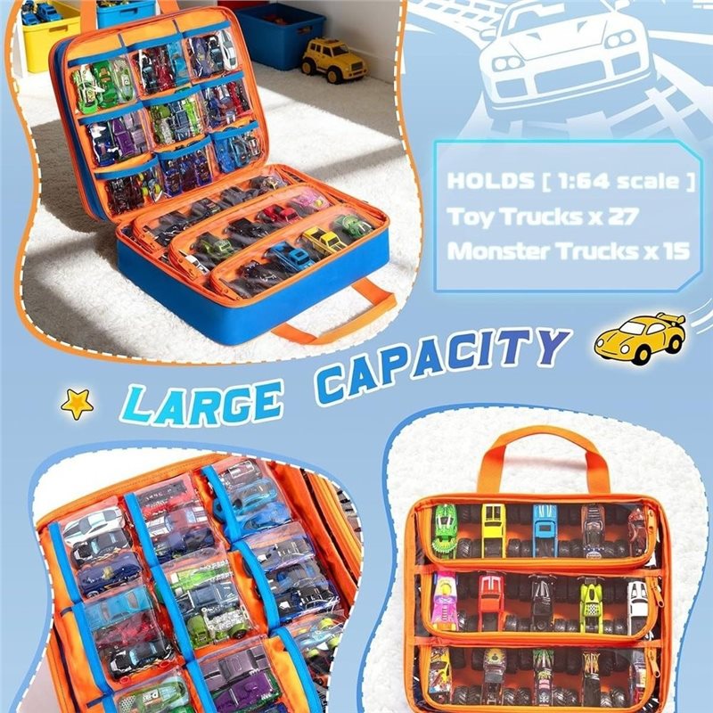 MACH- Truck opbergkoffer met 6 - Hot Wheels Car Monster Trucks recensie en prijs