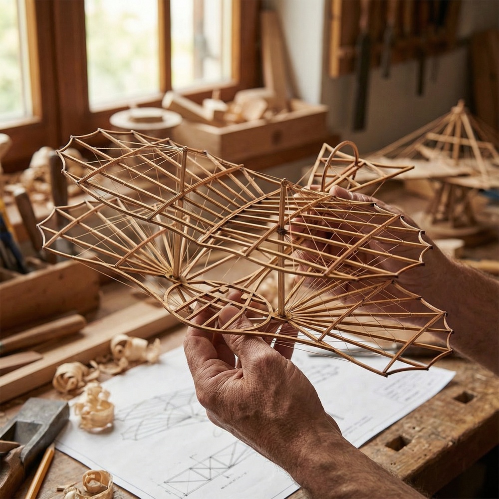 Lilienthal Zweefvliegtuig 1:10 - Model Kit Wood recensie en prijs