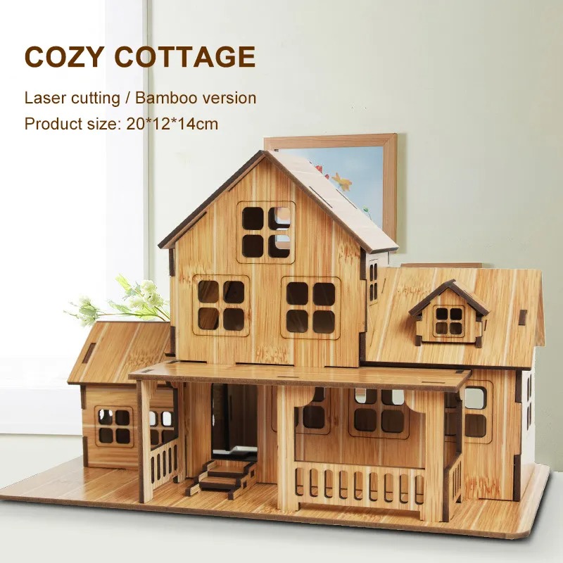 3D Houten puzzelmodel GamesCoz - Model Kit Wood recensie en prijs