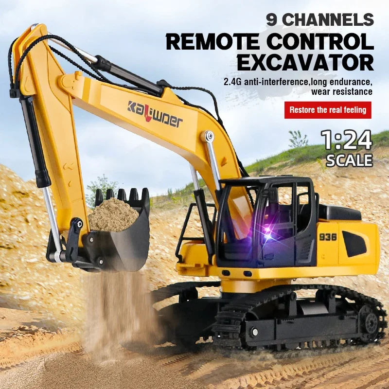 Huina Rc Graafmachine 1/24 9Ch - Model Kit Excavator recensie en prijs