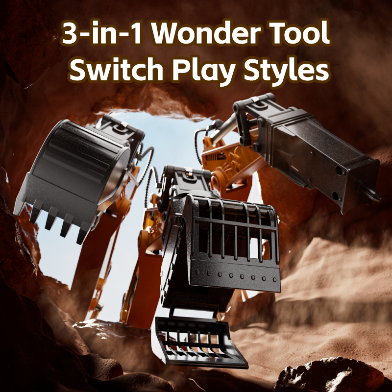 RC Graafmachine 14 Kanaals 3-i - Model Kit Excavator recensie en prijs