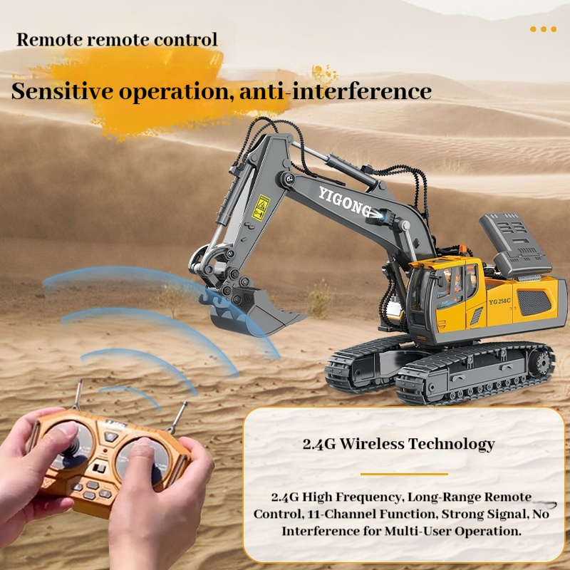 YIGONG Alloy Afstandsbediening - Model Kit Excavator recensie en prijs