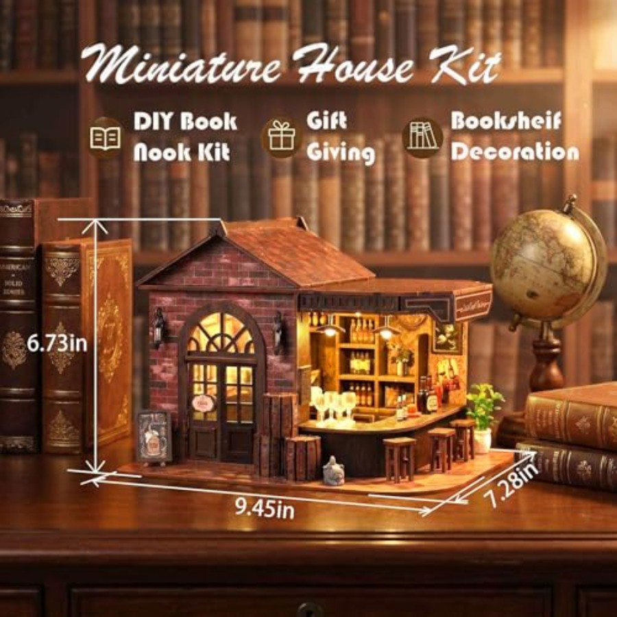 Boekenhoek Kit, 3D houten mini - Model Kit Wood recensie en prijs
