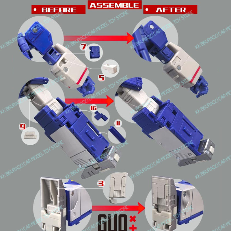 GUO Studio Transformation SS86 - Model Kit Studio recensie en prijs