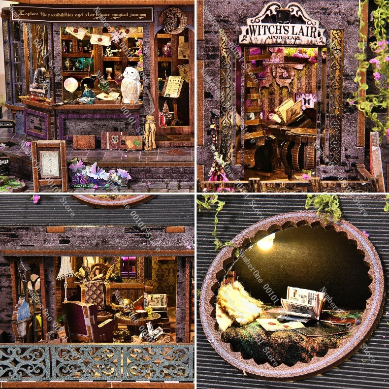 Houten miniatuurhuis bouwblok  - Model Kit Wood recensie en prijs