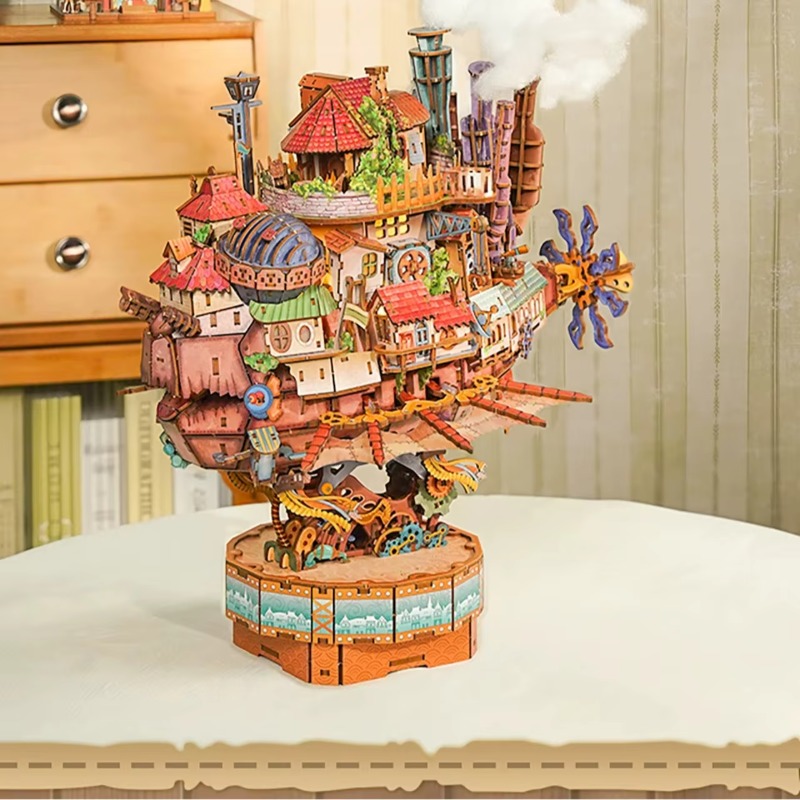 Echte reisboot Howl's Moving C - Model Kit Wood recensie en prijs